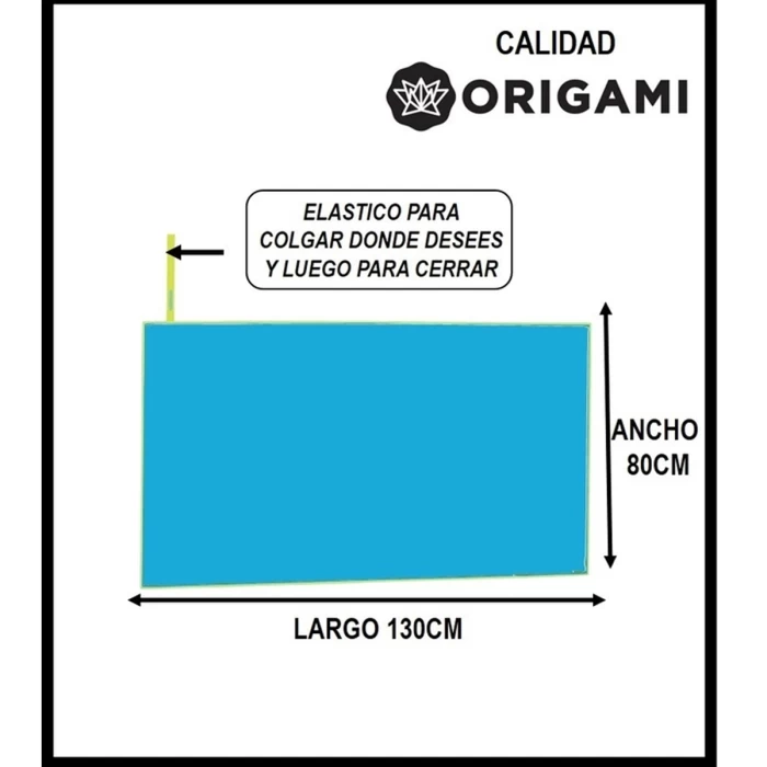 Toalla De Microfibra Mediana Secado Rapido Origami